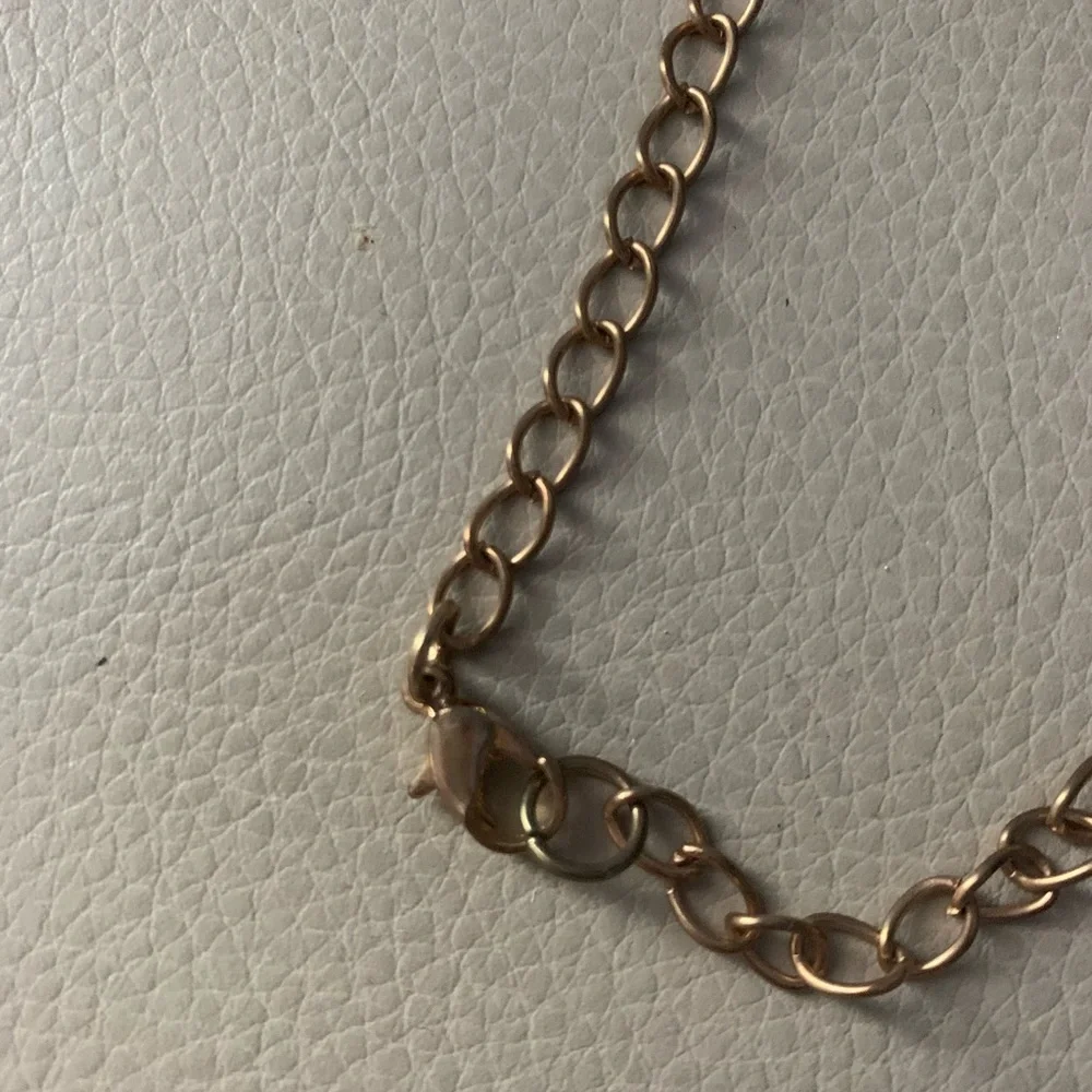 Purple & Blue Rhinestone Orb Pendant With Chain - Picture 7 of 7